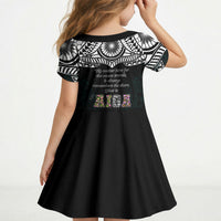 AIGA Always In Gods Arms Samoa Kid Short Sleeve Dress Polynesian Tribal Tattoo Art Family Heritage Faith TS04 - Polynesian Pride