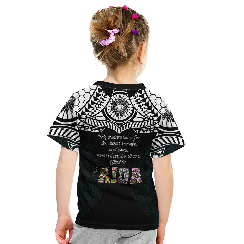 AIGA Always In Gods Arms Samoa Kid T Shirt Polynesian Tribal Tattoo Art Family Heritage Faith TS04 - Polynesian Pride