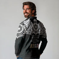 AIGA Always In Gods Arms Samoa Long Sleeve Polo Shirt Polynesian Tribal Tattoo Art Family Heritage Faith TS04 - Polynesian Pride