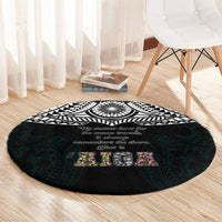 AIGA Always In Gods Arms Samoa Round Carpet Polynesian Tribal Tattoo Art Family Heritage Faith TS04 - Polynesian Pride