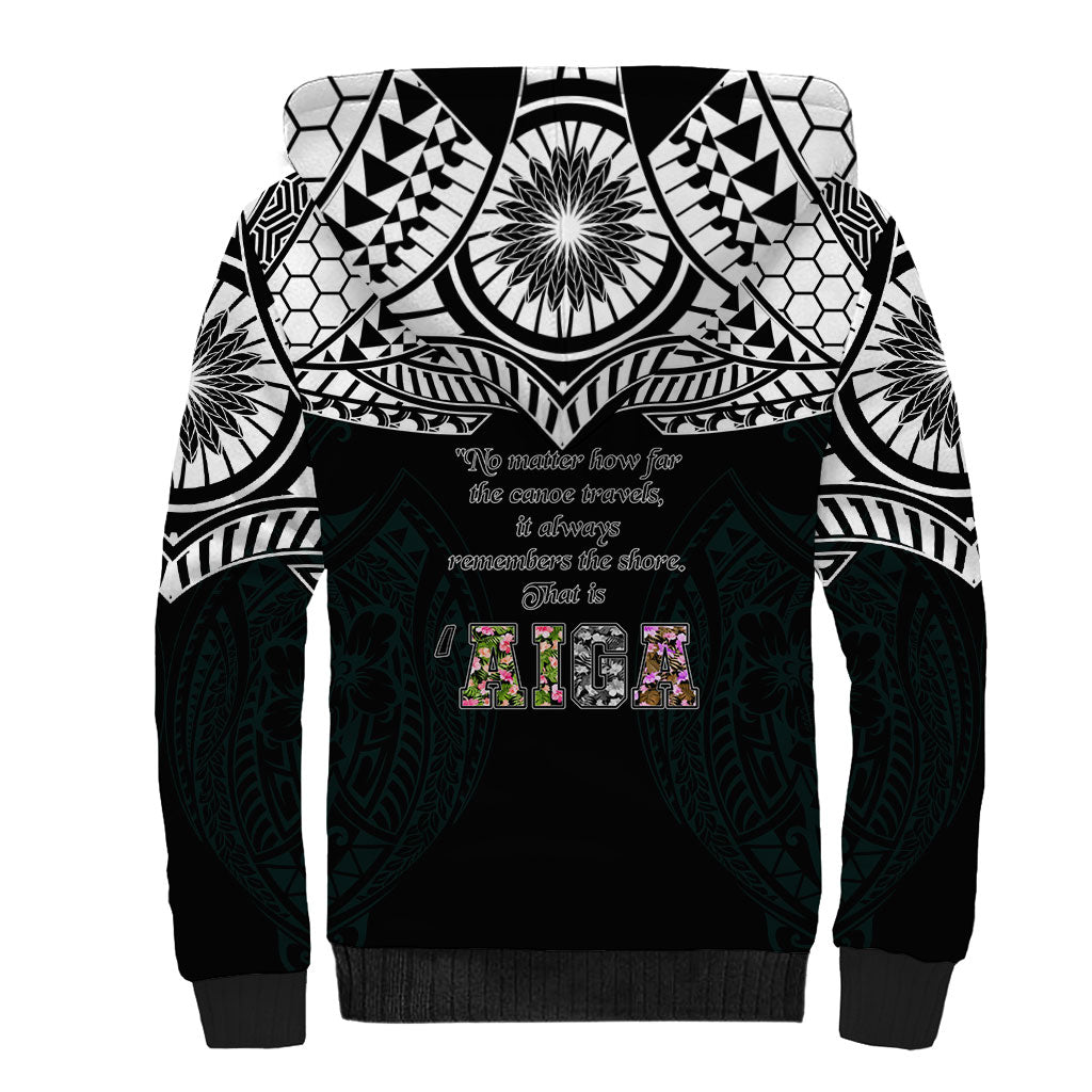 AIGA Always In Gods Arms Samoa Sherpa Hoodie Polynesian Tribal Tattoo Art Family Heritage Faith TS04 - Polynesian Pride