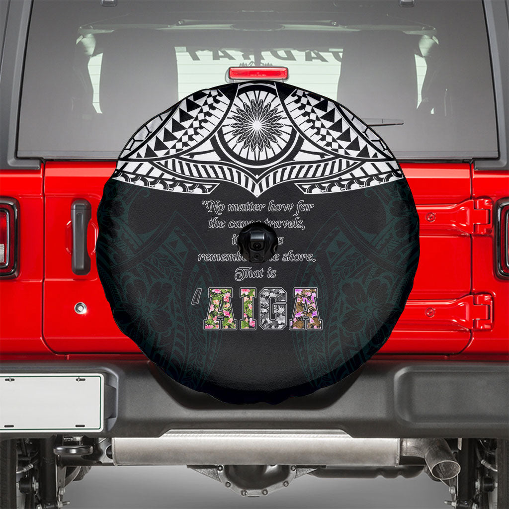 AIGA Always In Gods Arms Samoa Spare Tire Cover Polynesian Tribal Tattoo Art Family Heritage Faith TS04 - Polynesian Pride
