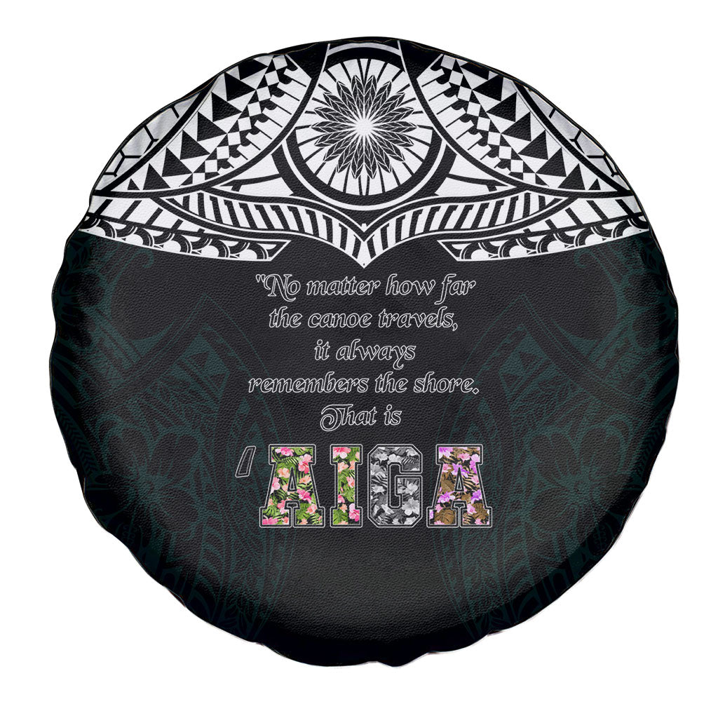 AIGA Always In Gods Arms Samoa Spare Tire Cover Polynesian Tribal Tattoo Art Family Heritage Faith TS04 - Polynesian Pride