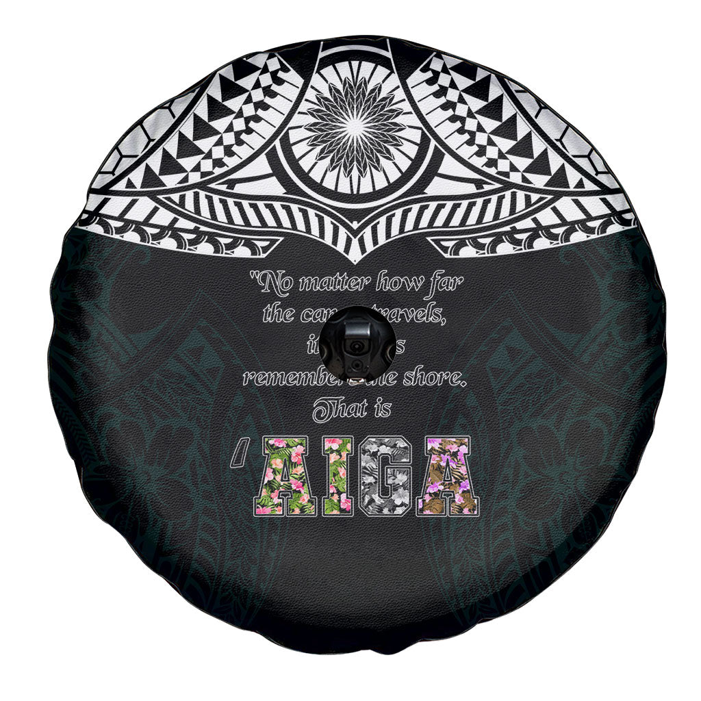 AIGA Always In Gods Arms Samoa Spare Tire Cover Polynesian Tribal Tattoo Art Family Heritage Faith TS04 - Polynesian Pride