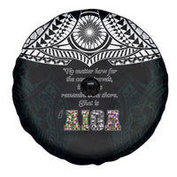 AIGA Always In Gods Arms Samoa Spare Tire Cover Polynesian Tribal Tattoo Art Family Heritage Faith TS04 - Polynesian Pride