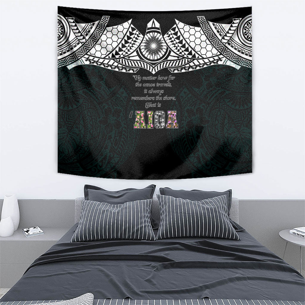 AIGA Always In Gods Arms Samoa Tapestry Polynesian Tribal Tattoo Art Family Heritage Faith TS04 - Polynesian Pride