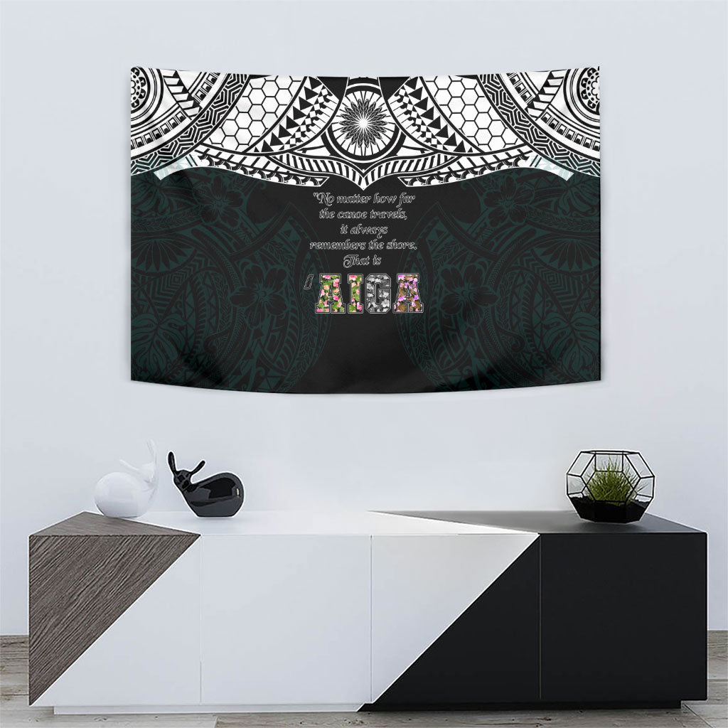 AIGA Always In Gods Arms Samoa Tapestry Polynesian Tribal Tattoo Art Family Heritage Faith TS04 - Polynesian Pride