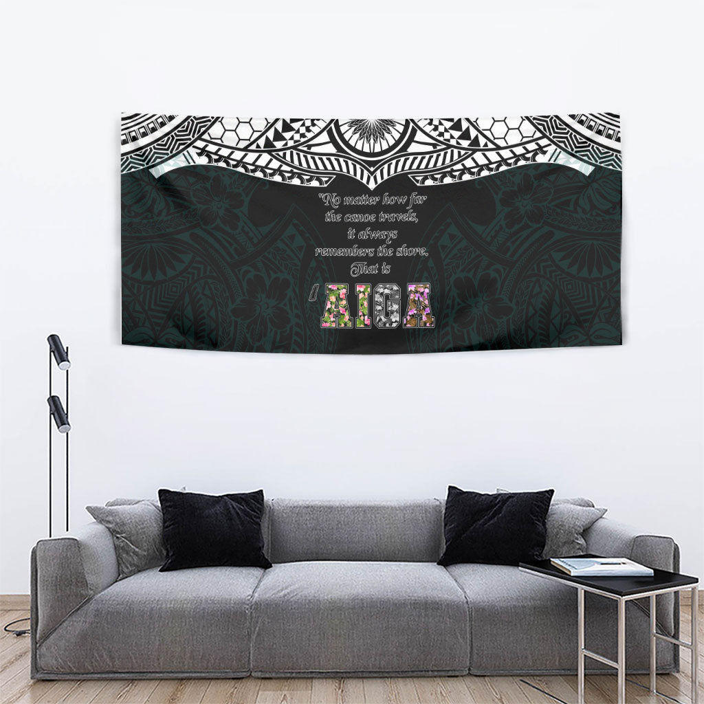 AIGA Always In Gods Arms Samoa Tapestry Polynesian Tribal Tattoo Art Family Heritage Faith TS04 - Polynesian Pride