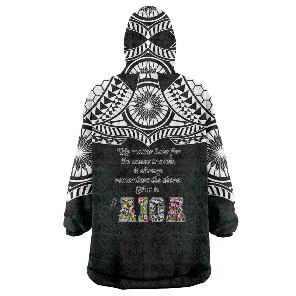 AIGA Always In Gods Arms Samoa Wearable Blanket Hoodie Polynesian Tribal Tattoo Art Family Heritage Faith TS04 - Polynesian Pride