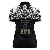 AIGA Always In Gods Arms Samoa Women Polo Shirt Polynesian Tribal Tattoo Art Family Heritage Faith TS04 - Polynesian Pride