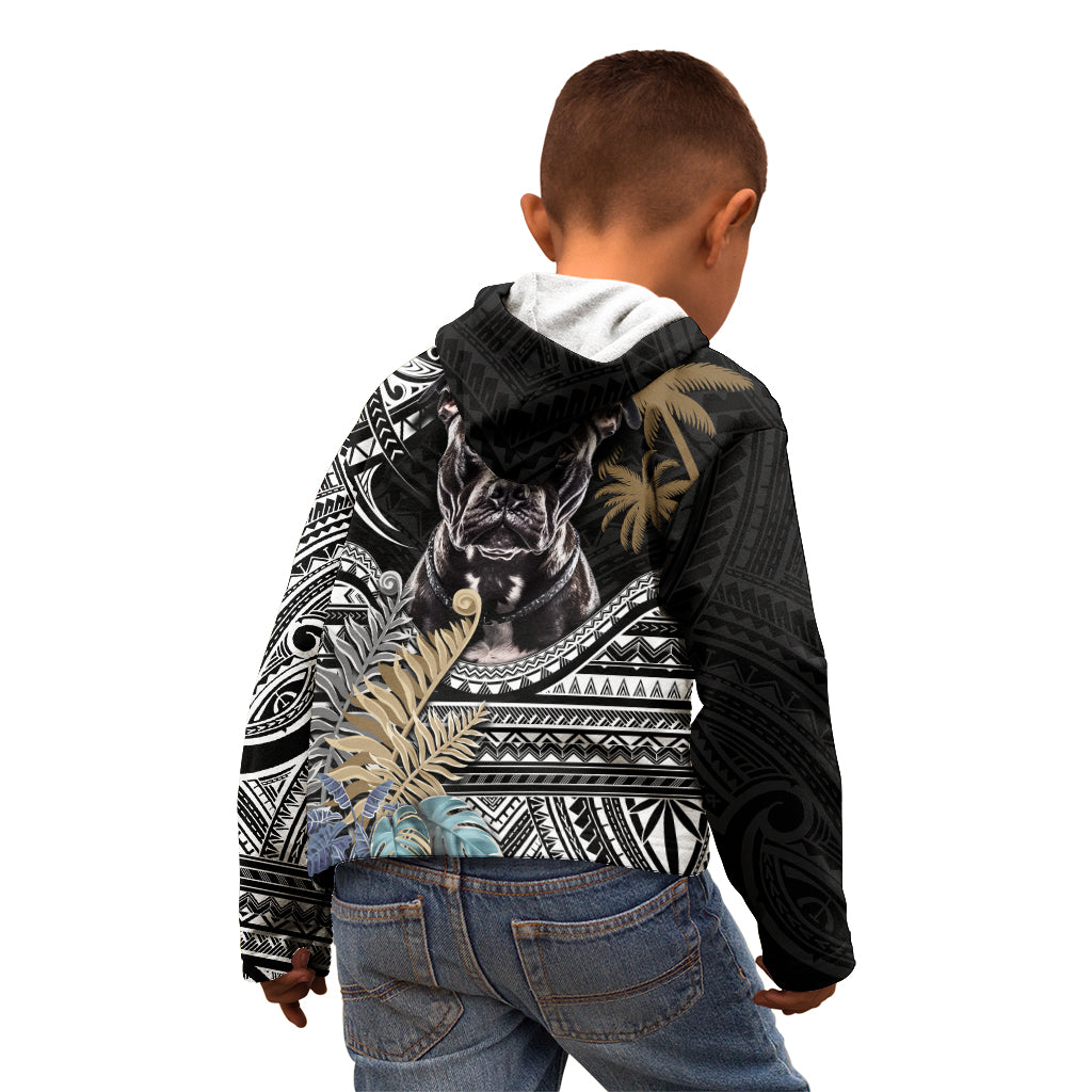 Polynesian Pitbull Kid Hoodie Polynesian Pattern And Pitbull TS04 - Polynesian Pride