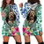 Polynesian Yorkshire Terrier Hoodie Dress Polynesian Pattern And Yorkshire Terrier TS04 - Polynesian Pride