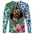 Polynesian Yorkshire Terrier Long Sleeve Shirt Polynesian Pattern And Yorkshire Terrier TS04 Unisex Multicolor - Polynesian Pride