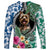 Polynesian Yorkshire Terrier Long Sleeve Shirt Polynesian Pattern And Yorkshire Terrier TS04 - Polynesian Pride