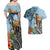 Polynesian Greyhound Couples Matching Off Shoulder Maxi Dress and Hawaiian Shirt Polynesian Pattern And Greyhound TS04 - Polynesian Pride