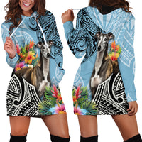 Polynesian Greyhound Hoodie Dress Polynesian Pattern And Greyhound TS04 - Polynesian Pride