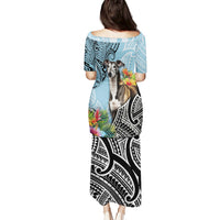 Polynesian Greyhound Puletasi Polynesian Pattern And Greyhound TS04 - Polynesian Pride