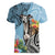 Polynesian Greyhound Women V Neck T Shirt Polynesian Pattern And Greyhound TS04 - Polynesian Pride