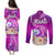 Hawaii Plumeria Flower Couples Matching Puletasi Dress and Long Sleeve Button Shirts Plumeria FLowers And Polynesian Pattern TS04 - Polynesian Pride