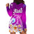 Hawaii Plumeria Flower Hoodie Dress Plumeria FLowers And Polynesian Pattern TS04 - Polynesian Pride