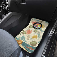 NZ Slang Sweet As Kiwi Shaka Sign Car Mats New Zealand Surfboards Sun and Tropical Beach Retro TS04 - Polynesian Pride