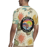 NZ Slang Sweet As Kiwi Shaka Sign Rugby Jersey New Zealand Surfboards Sun and Tropical Beach Retro TS04 - Polynesian Pride
