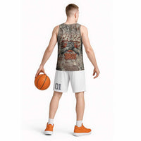 Choice Bro Graffiti Handshake Basketball Jersey New Zealand Slang Fern Brick Wall and Urban Street Art TS04 - Polynesian Pride