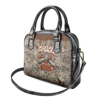 Choice Bro Graffiti Handshake Shoulder Handbag New Zealand Slang Fern Brick Wall and Urban Street Art TS04 - Polynesian Pride