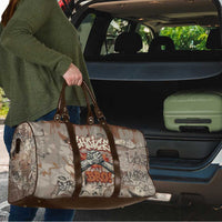 Choice Bro Graffiti Handshake Travel Bag New Zealand Slang Fern Brick Wall and Urban Street Art TS04 - Polynesian Pride