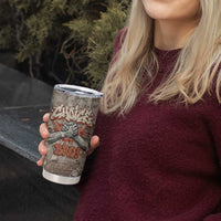 Choice Bro Graffiti Handshake Tumbler Cup New Zealand Slang Fern Brick Wall and Urban Street Art TS04 - Polynesian Pride