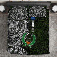 Pohnpei Federated States Of Micronesia Bedding Set Polynesian Tribal Heritage Art With Kaselehlie State Seal