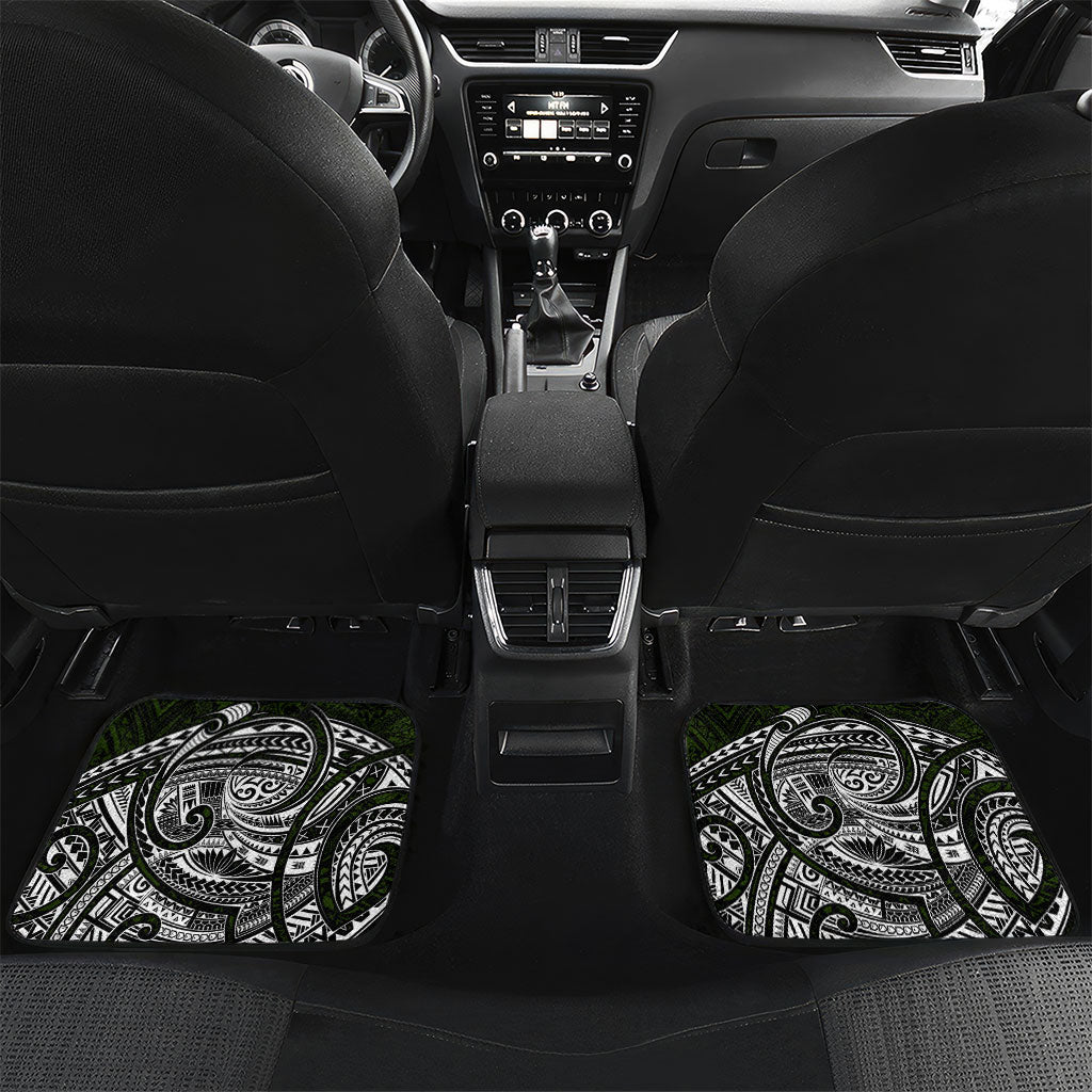 Pohnpei Federated States Of Micronesia Car Mats Polynesian Tribal Heritage Art With Kaselehlie State Seal