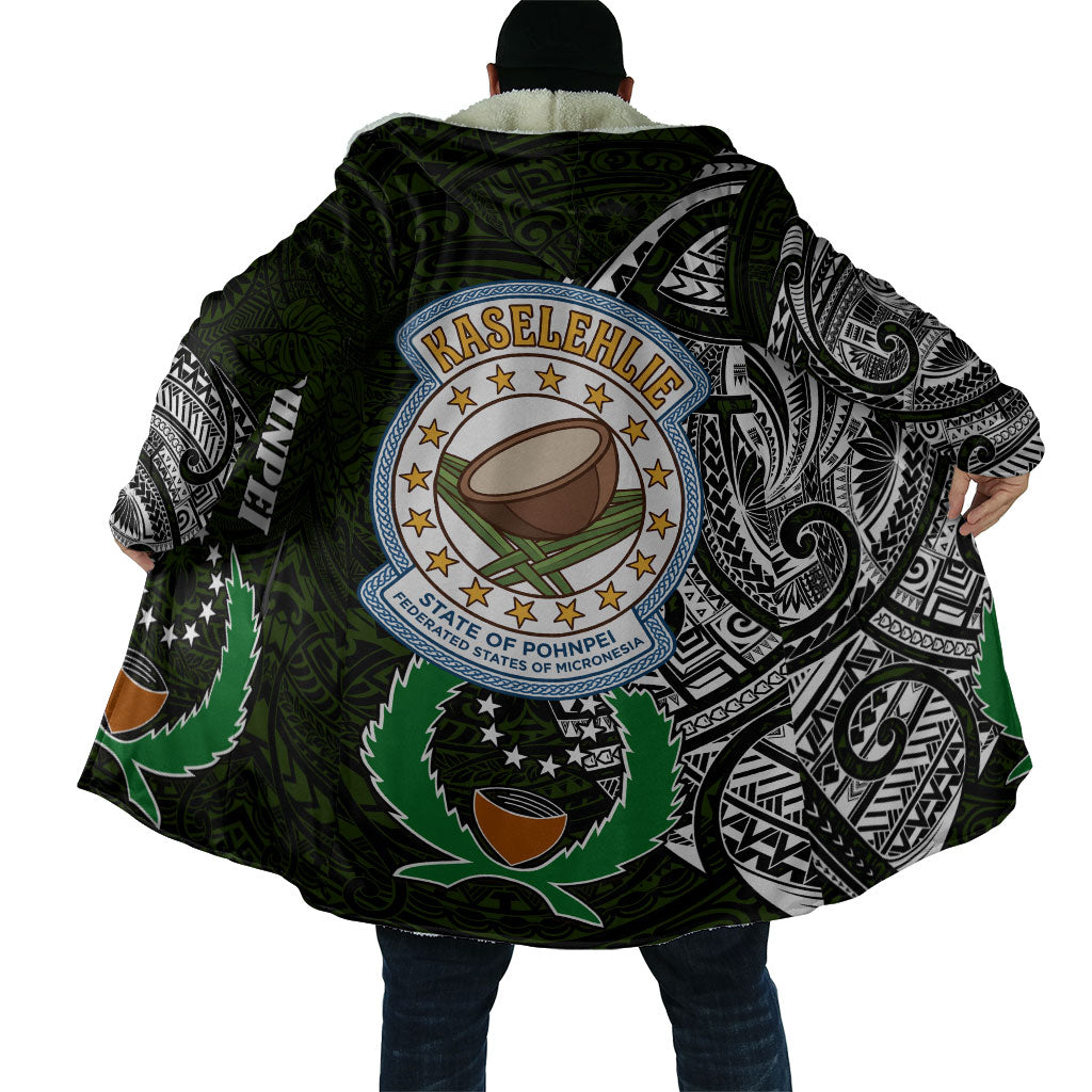 Pohnpei Federated States Of Micronesia Cloak Polynesian Tribal Heritage Art With Kaselehlie State Seal
