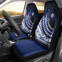 Northern Mariana Islands Saipan Car Seat Cover Polynesian Tribal Pattern - Commonwealth Seal Art