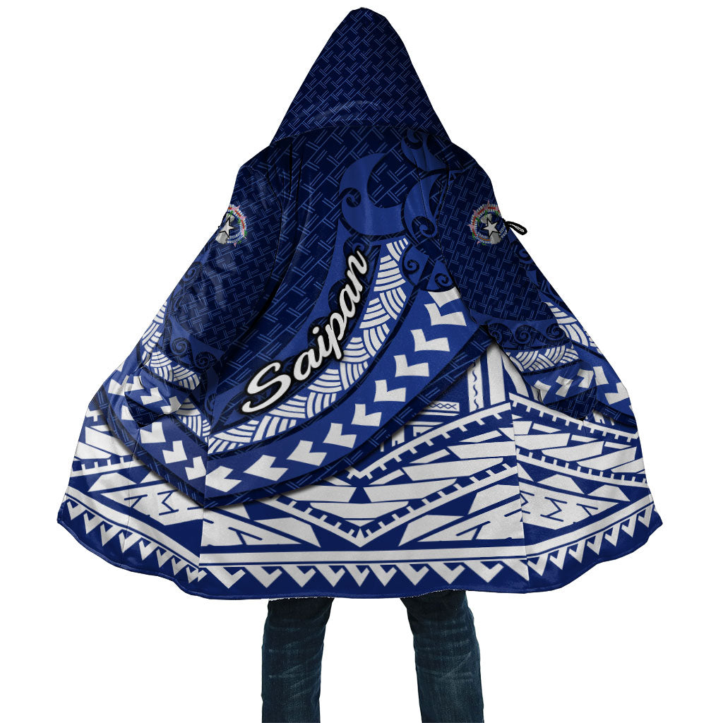 Northern Mariana Islands Saipan Cloak Polynesian Tribal Pattern - Commonwealth Seal Art