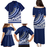 Northern Mariana Islands Saipan Family Matching Puletasi and Hawaiian Shirt Polynesian Tribal Pattern - Commonwealth Seal Art TS04 - Polynesian Pride