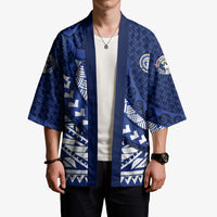 Northern Mariana Islands Saipan Kimono Polynesian Tribal Pattern - Commonwealth Seal Art