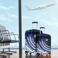 Northern Mariana Islands Saipan Luggage Cover Polynesian Tribal Pattern - Commonwealth Seal Art