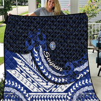 Northern Mariana Islands Saipan Quilt Polynesian Tribal Pattern - Commonwealth Seal Art