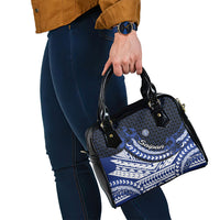 Northern Mariana Islands Saipan Shoulder Handbag Polynesian Tribal Pattern - Commonwealth Seal Art