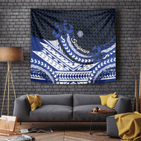 Northern Mariana Islands Saipan Tapestry Polynesian Tribal Pattern - Commonwealth Seal Art