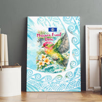 Saipan CMNI Canvas Wall Art Polynesian Northern Mariana Islands Fruit Dove Watercolor