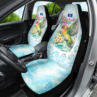 Saipan CMNI Car Seat Cover Polynesian Northern Mariana Islands Fruit Dove Watercolor