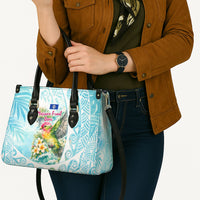 Saipan CMNI Leather Bag Polynesian Northern Mariana Islands Fruit Dove Watercolor