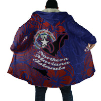 Saipan Northern Mariana Islands Cloak Polynesian Tribal Tattoo Art With Hibiscus Flowers And Seal