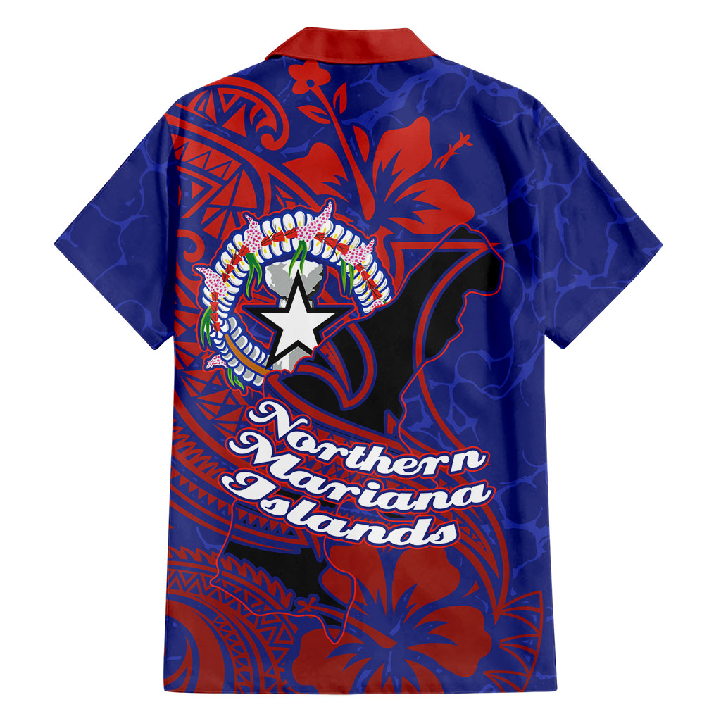 Saipan Northern Mariana Islands Family Matching Mermaid Dress and Hawaiian Shirt Polynesian Tribal Tattoo Art With Hibiscus Flowers And Seal TS04 - Polynesian Pride