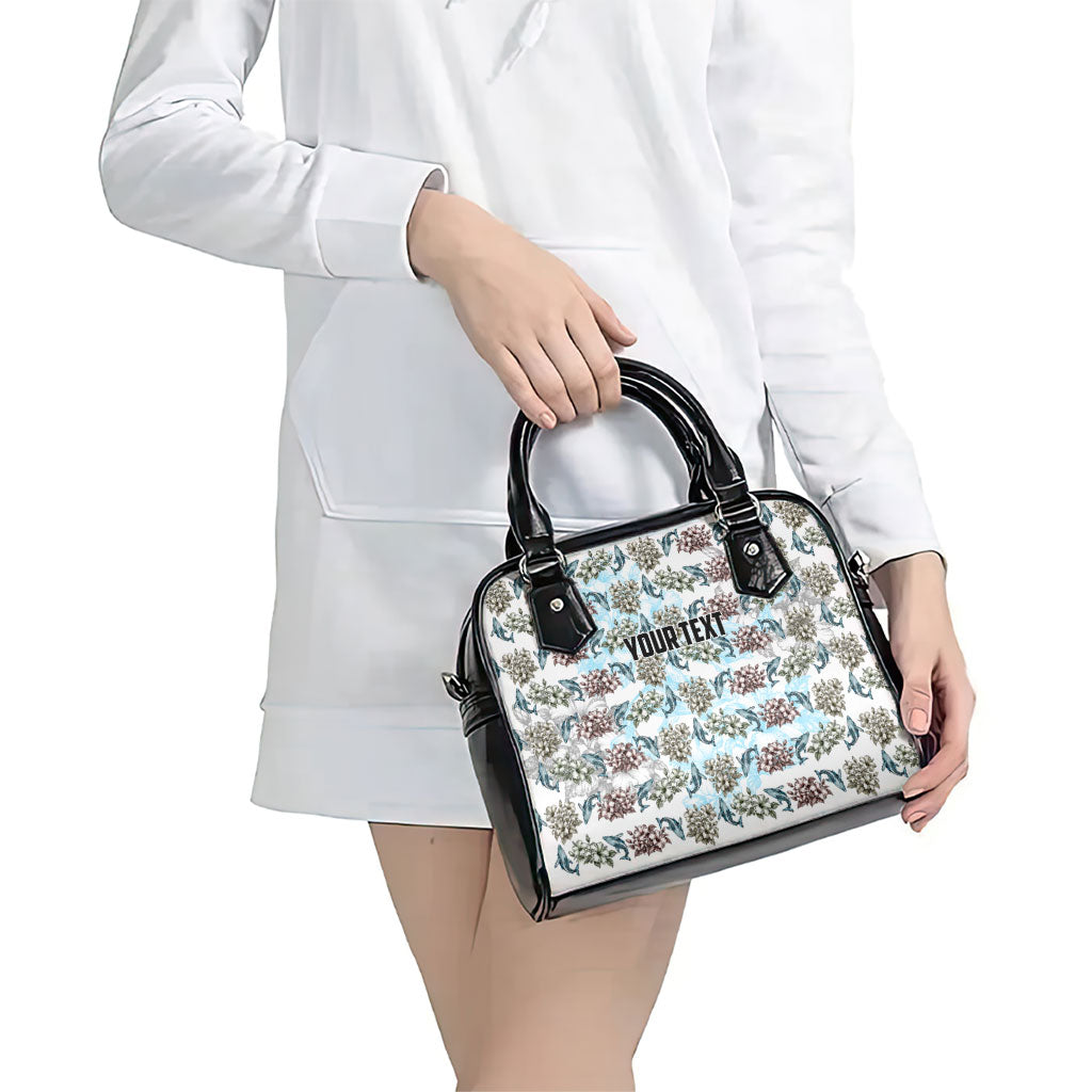 Personalized Masefau American Samoa Shoulder Handbag Vintage Whale Hibiscus Ocean Waves