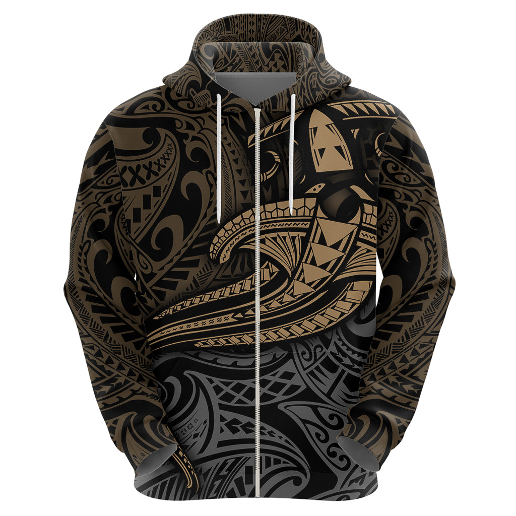Polynesian Hoodie Hammerhead Shark Tribal Pattern TS04 - Polynesian Pride