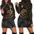 Polynesian Hoodie Dress Hammerhead Shark Tribal Pattern TS04 - Polynesian Pride