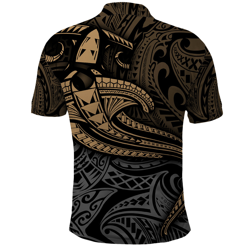 Polynesian Polo Shirt Hammerhead Shark Tribal Pattern TS04 - Polynesian Pride